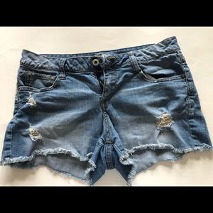 Denim shorts